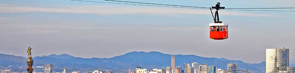 Barcelona port cable car