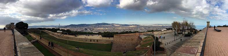Castle Montjuic castle montjuic Barcelona