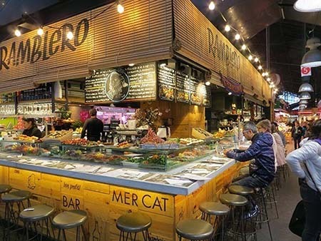 market Ramblas Barcelona market Ramblas Barcelona