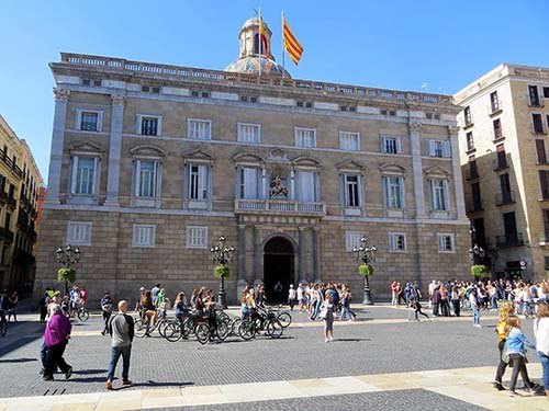 Palau de la Generalitat op Placa Sant Jaume