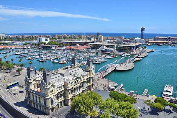 Port Vell The Old Port Of Barcelona